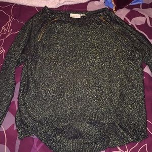 Black glitter sweater
